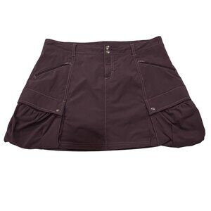 Athleta Cargo Pockets Golf Pickleball Tennis Skort, Plum, 14